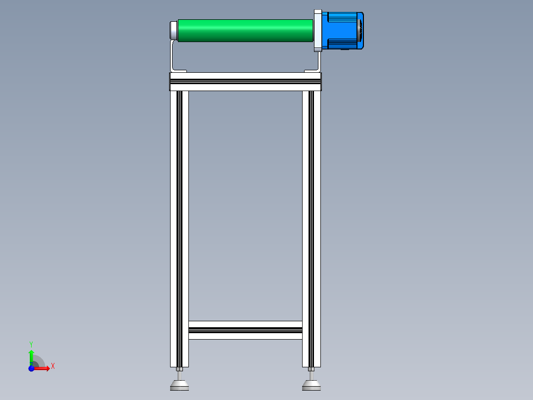 4040传送带-宽300长1500高800前视图