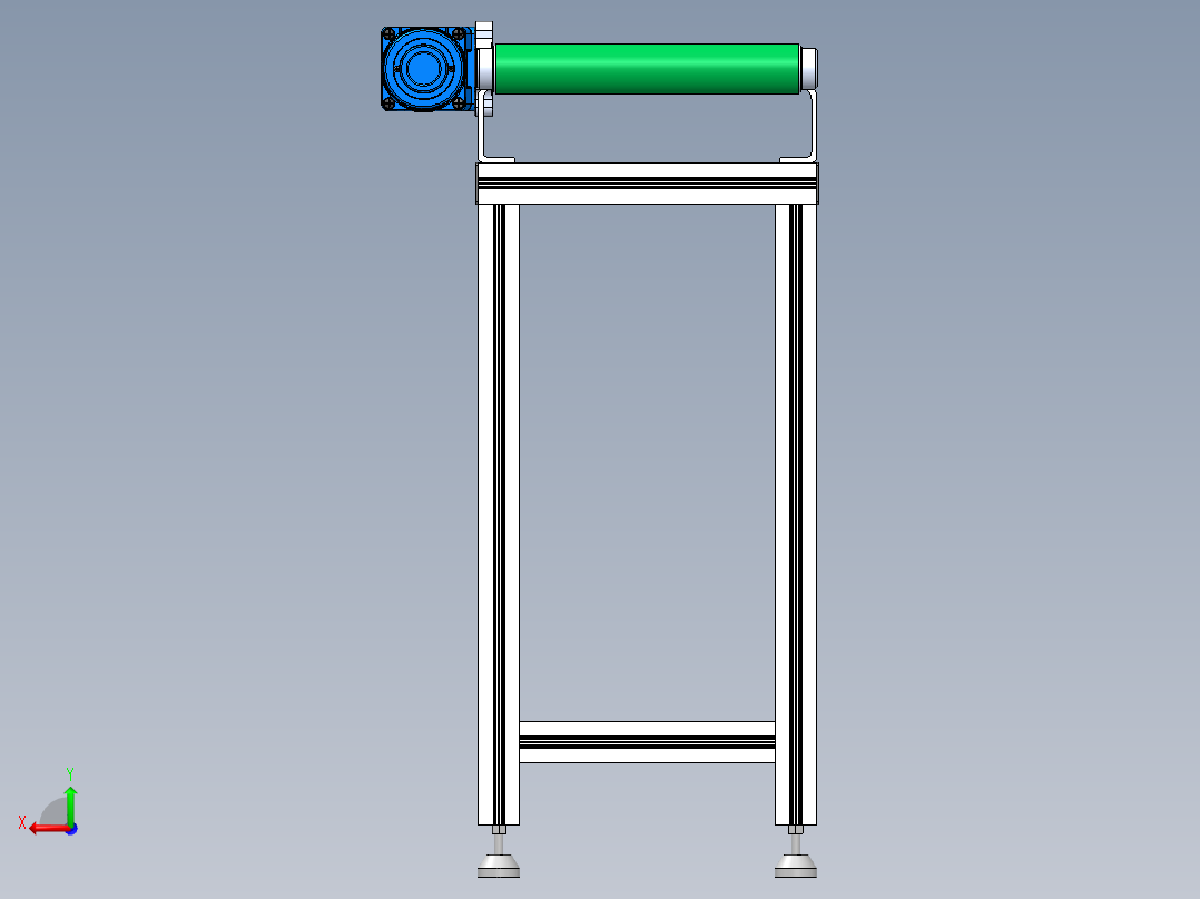 4040传送带-宽300长1500高800后视图