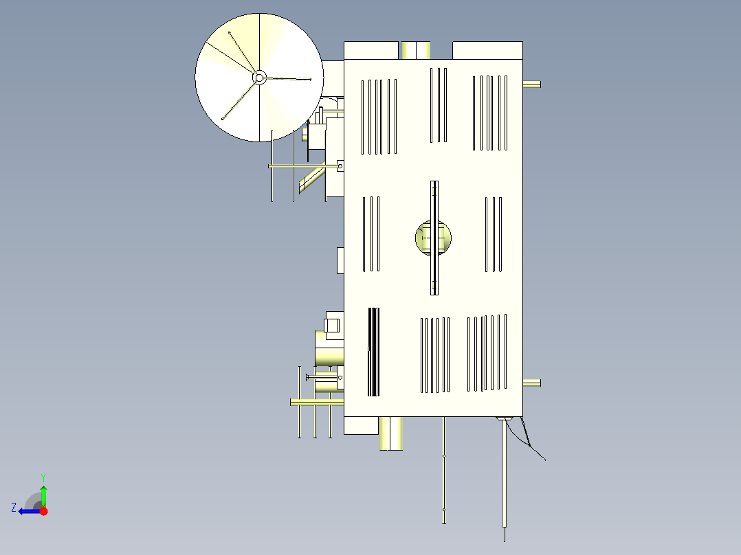 A2004078-通信卫星右视图