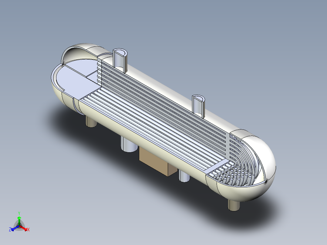 换热器正等轴测图