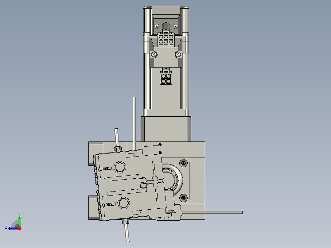 新制360旋转焊接头右视图