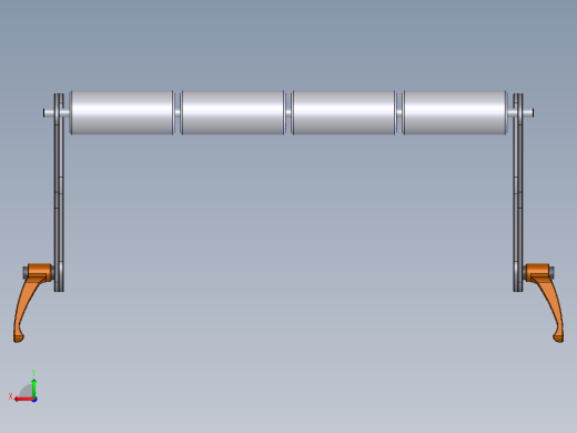 剪式滚筒输送机后视缩略图