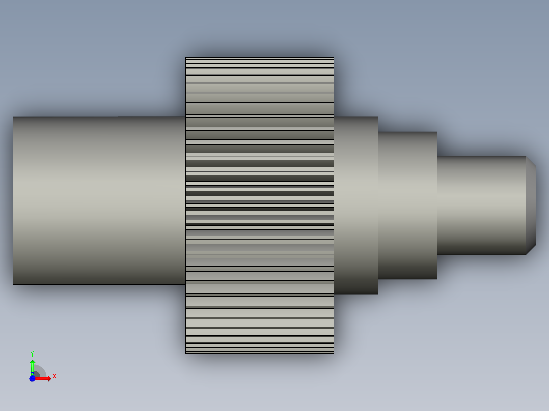 齿轮M05Z58SLDPRT前视图