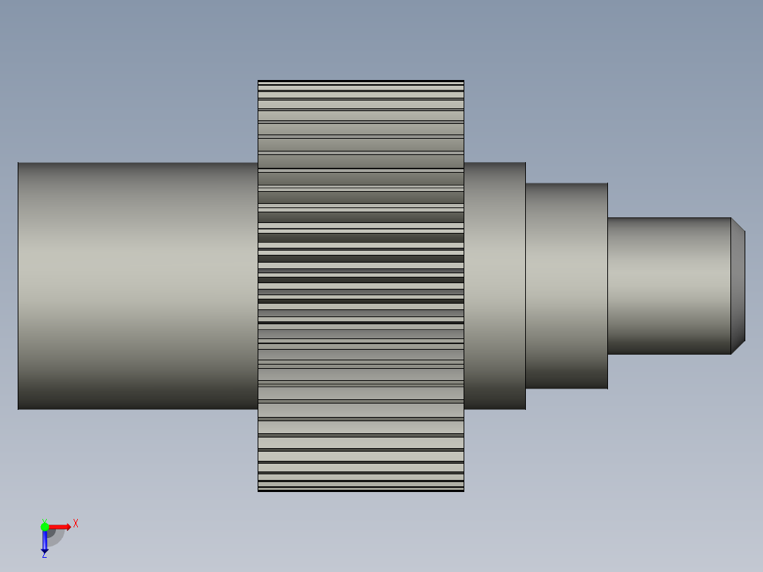 齿轮M05Z58SLDPRT俯视图