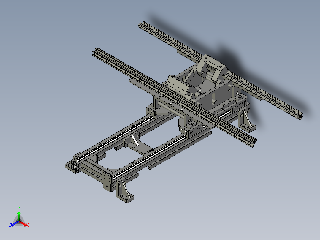 夹具垫铝组装主视图