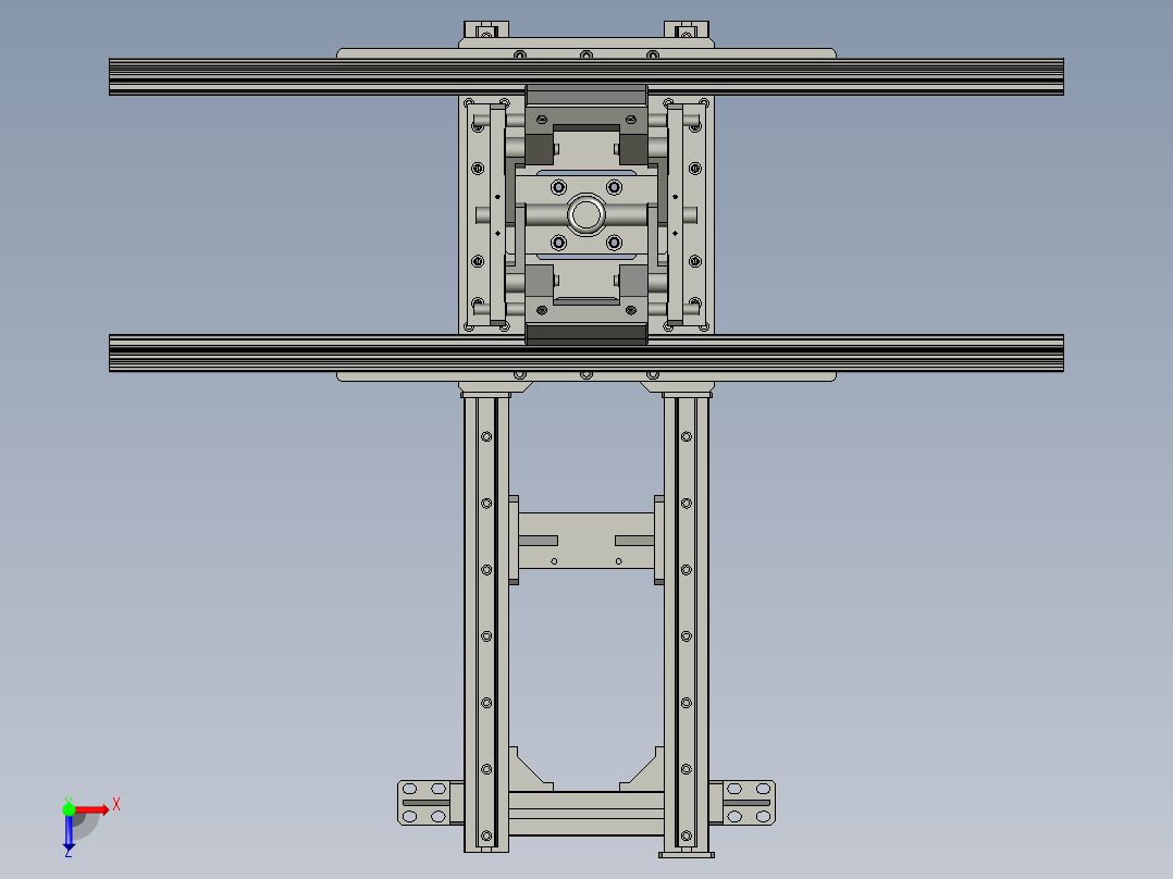 夹具垫铝组装俯视图