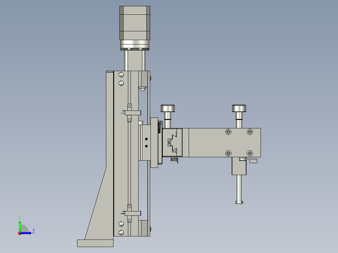 120100外壁探伤组件-LXYC-BOSS左视图
