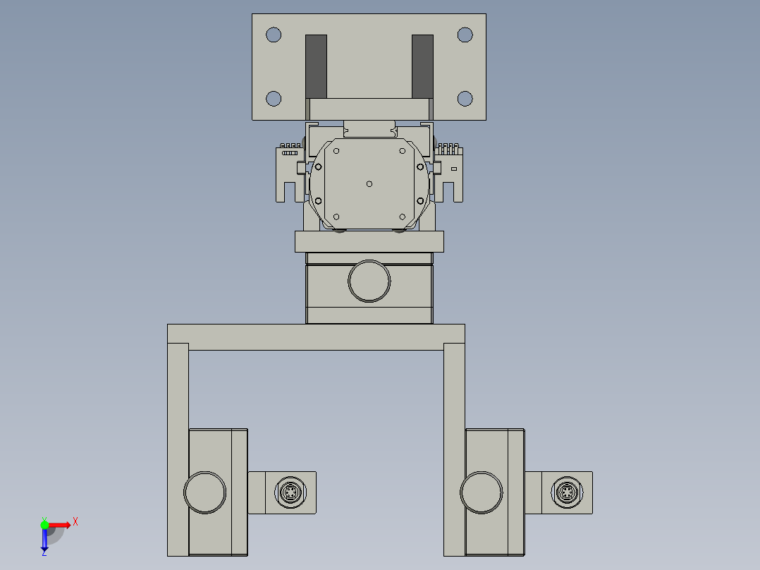 120100外壁探伤组件-LXYC-BOSS俯视图