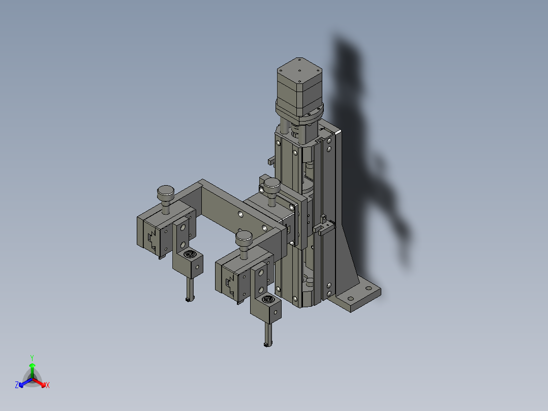 120100外壁探伤组件-LXYC-BOSS正等轴测图