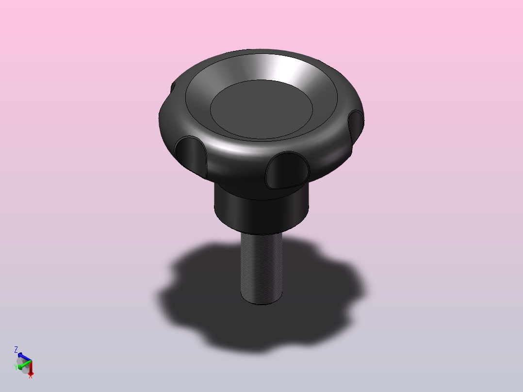 HY8314.9波纹把手[HY8314.9＼M10x50x25]主视图