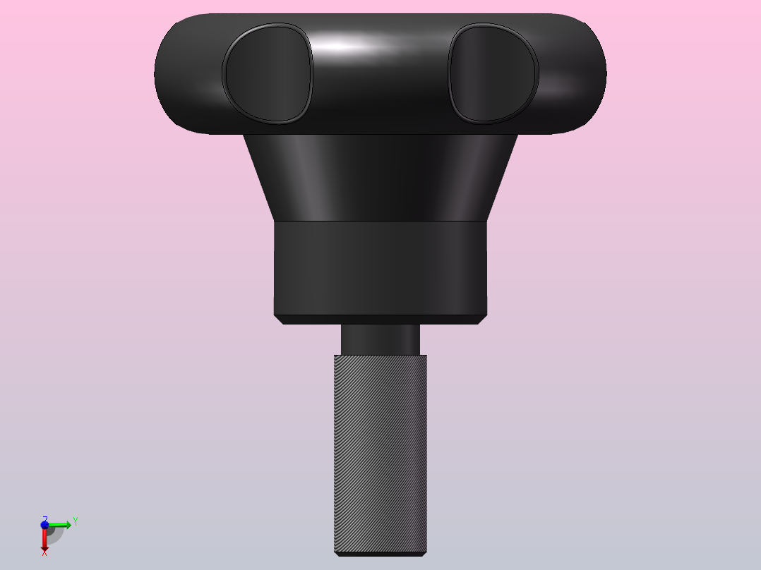 HY8314.9波纹把手[HY8314.9＼M10x50x25]左视图