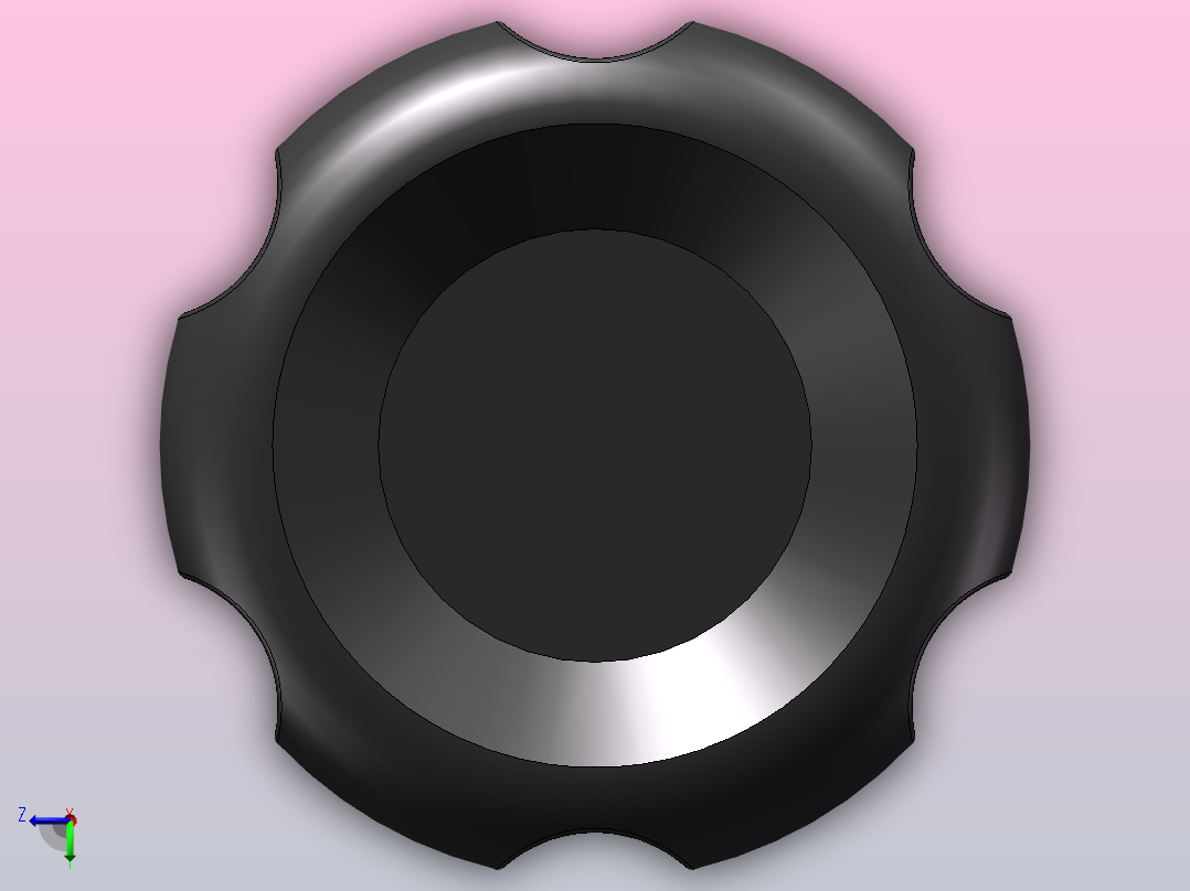 HY8314.9波纹把手[HY8314.9＼M10x50x25]俯视图