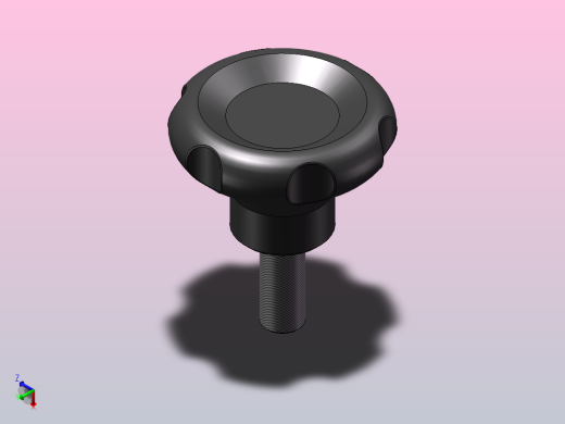 HY8314.9波纹把手[HY8314.9＼M10x50x25]正等轴测缩略图