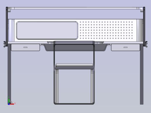 可调节的办公桌
