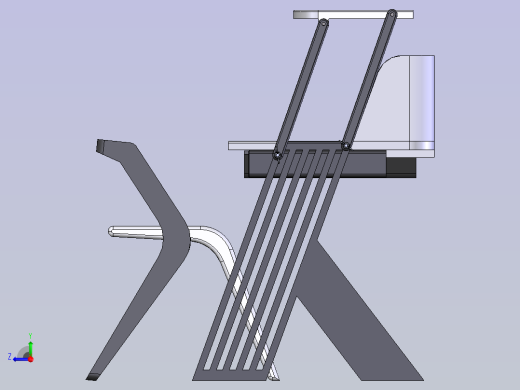 可调节的办公桌右视缩略图
