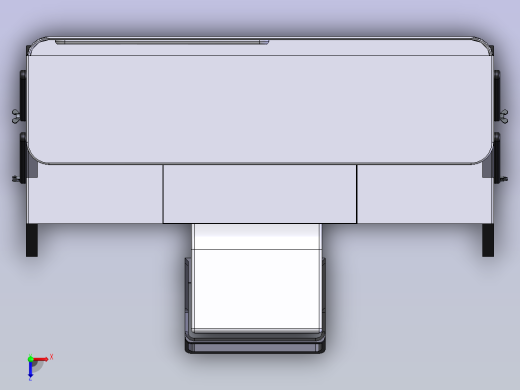 可调节的办公桌俯视缩略图