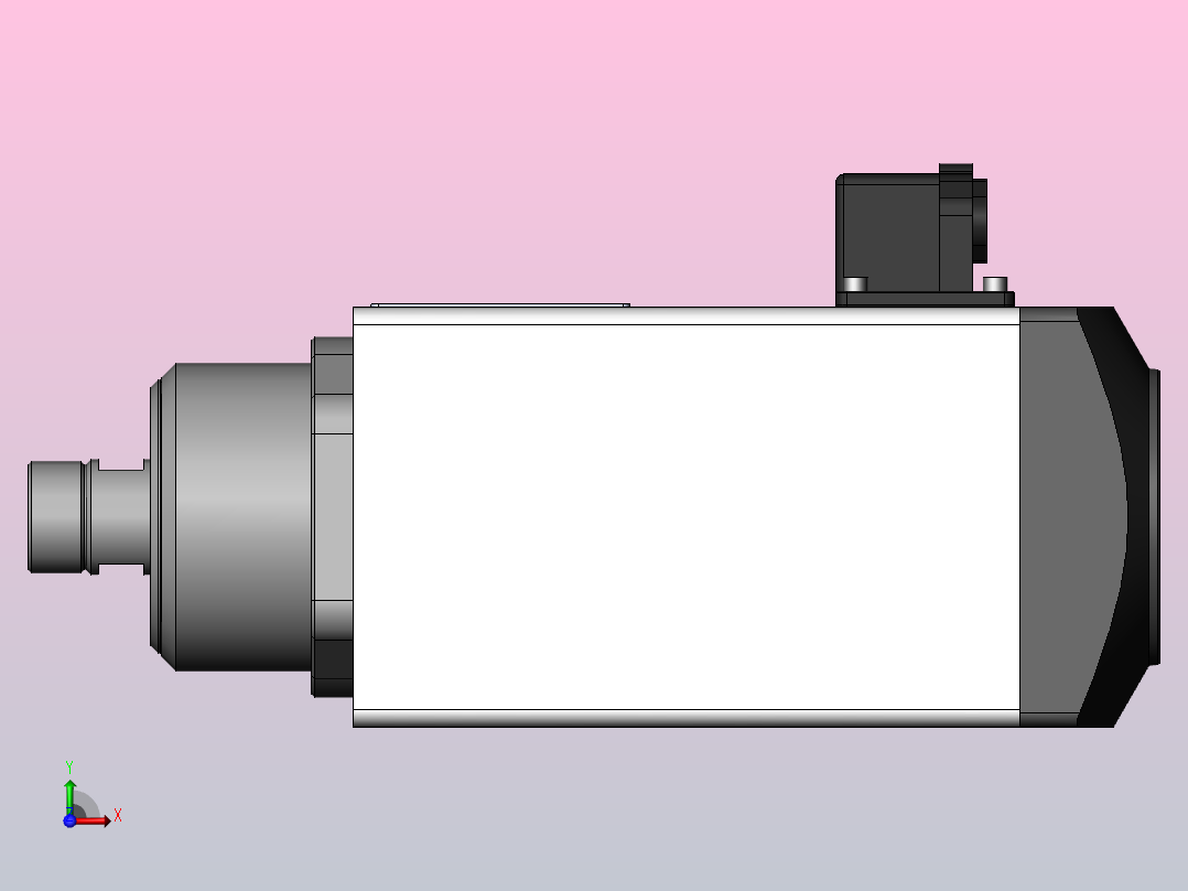 JTH5360C-ER25 雕刻钻铣主轴[JTH5360C-S09P2.20-ER32]前视图