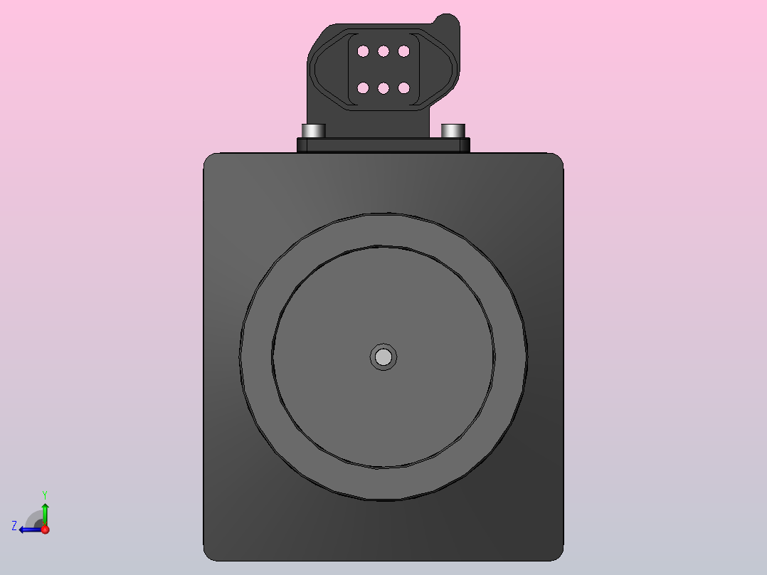 JTH5360C-ER25 雕刻钻铣主轴[JTH5360C-S09P2.20-ER32]右视图