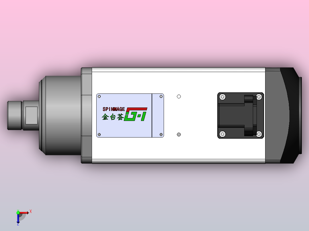 JTH5360C-ER25 雕刻钻铣主轴[JTH5360C-S09P2.20-ER32]俯视图