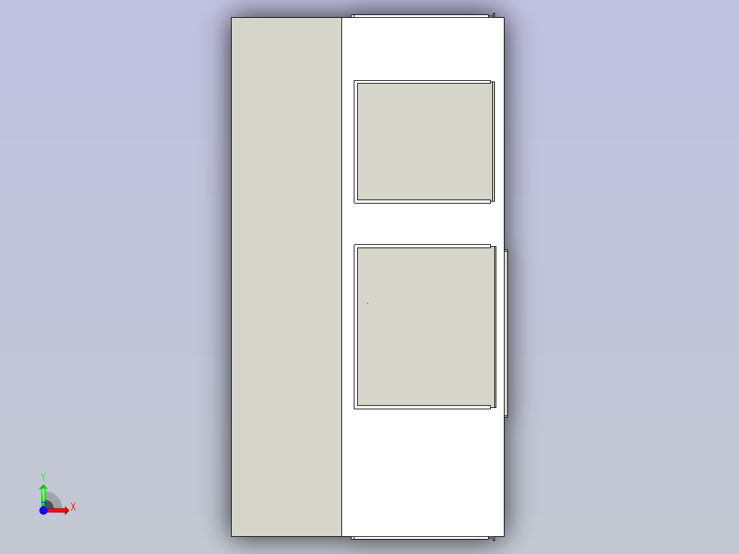 纳米纤维生产设备前视图