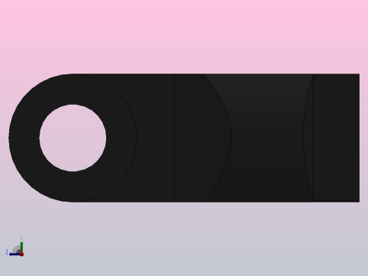 T单耳接杆[100]气缸附件右视缩略图