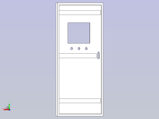配电箱电器柜后视缩略图