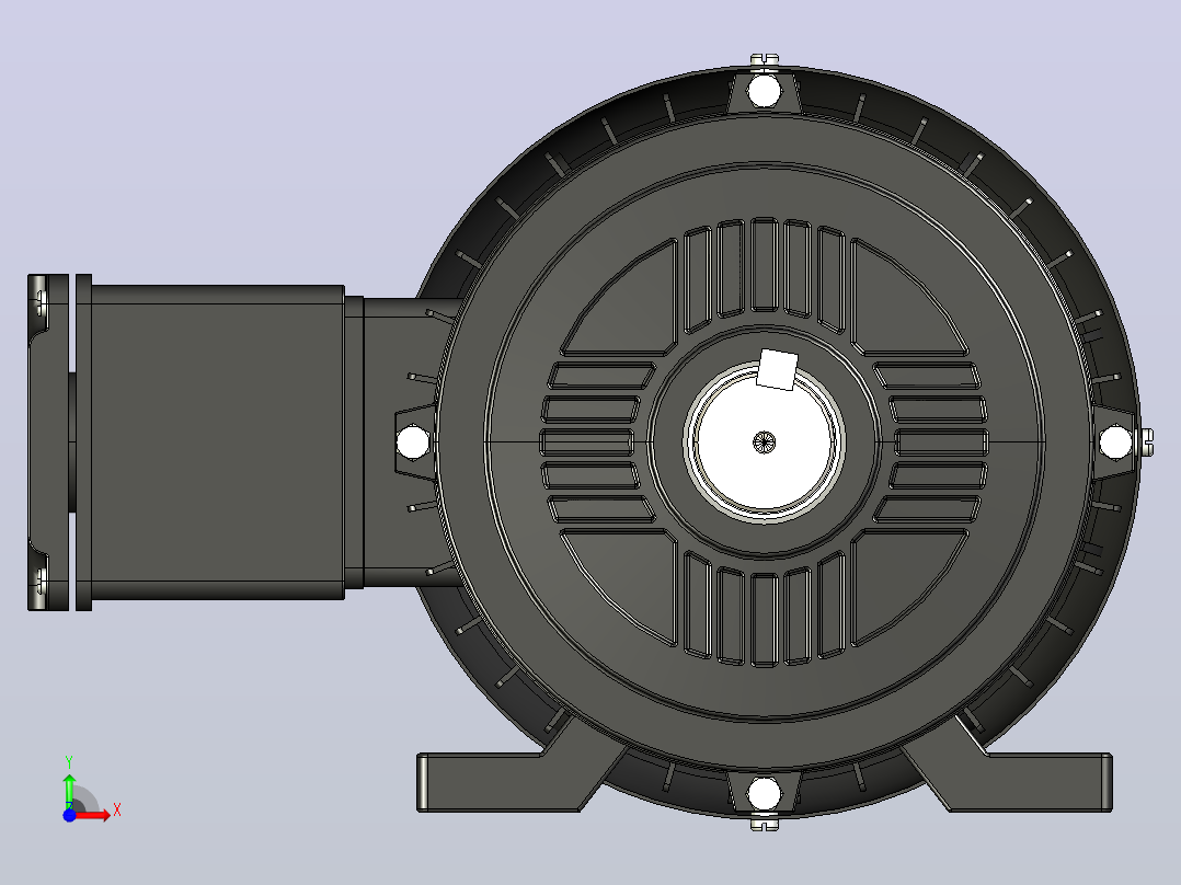 电机 5CV 60HZ 4PL前视图