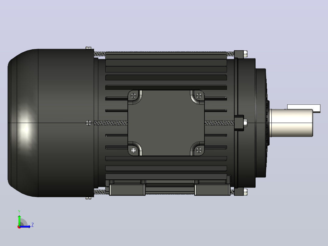 电机 5CV 60HZ 4PL左视图