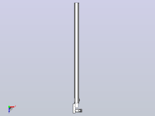 皮带直线轴半封闭可选导轨TPA-HNB-85S-90-L1600-ML-C-P20-N3俯视缩略图