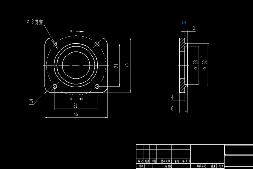 物料抓取机械手CAD缩略图