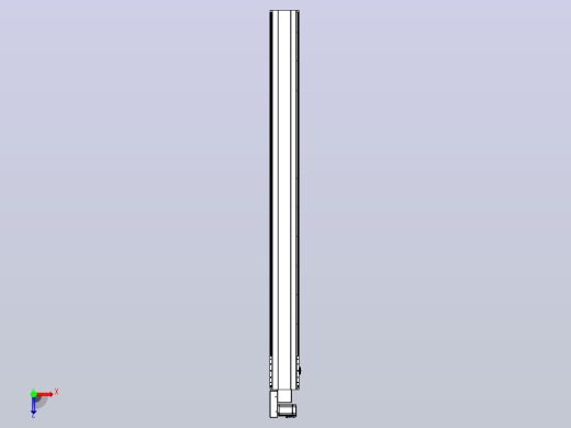 皮带直线轴半封闭可选导轨TPA-HNB-202D-140-L2250-ML-Y-P75-N3俯视缩略图