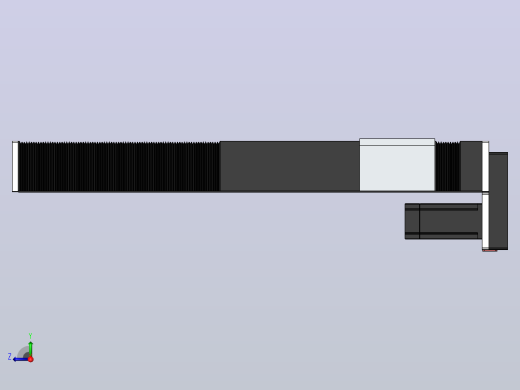 DMSF135-DCR风琴罩丝杆模组直线模组（电机下折)[DMSF135-L05S500-DT400-A2U-DCR-P5]右视缩略图