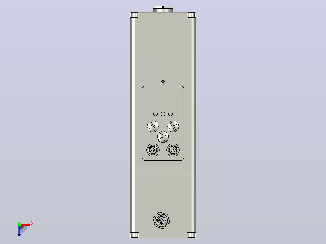 Cyltronic Electric气缸CTC-060-K __- XXXX-J带有制动器俯视图