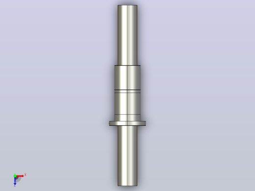 FFZD12020-5滚珠丝杆3D模型俯视缩略图