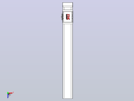 滚珠丝杠直线轴带导轨全封闭TPA-HCR-85D-1610C-L600-MP-Y-P20-N3俯视缩略图