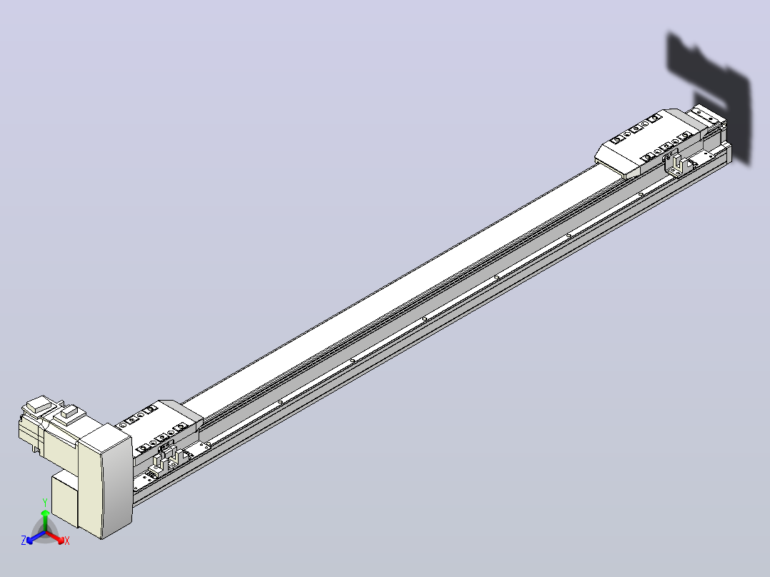 皮带直线轴双滑块型TPA-GCBS-50-P42-L275-RU-M10-N3主视图