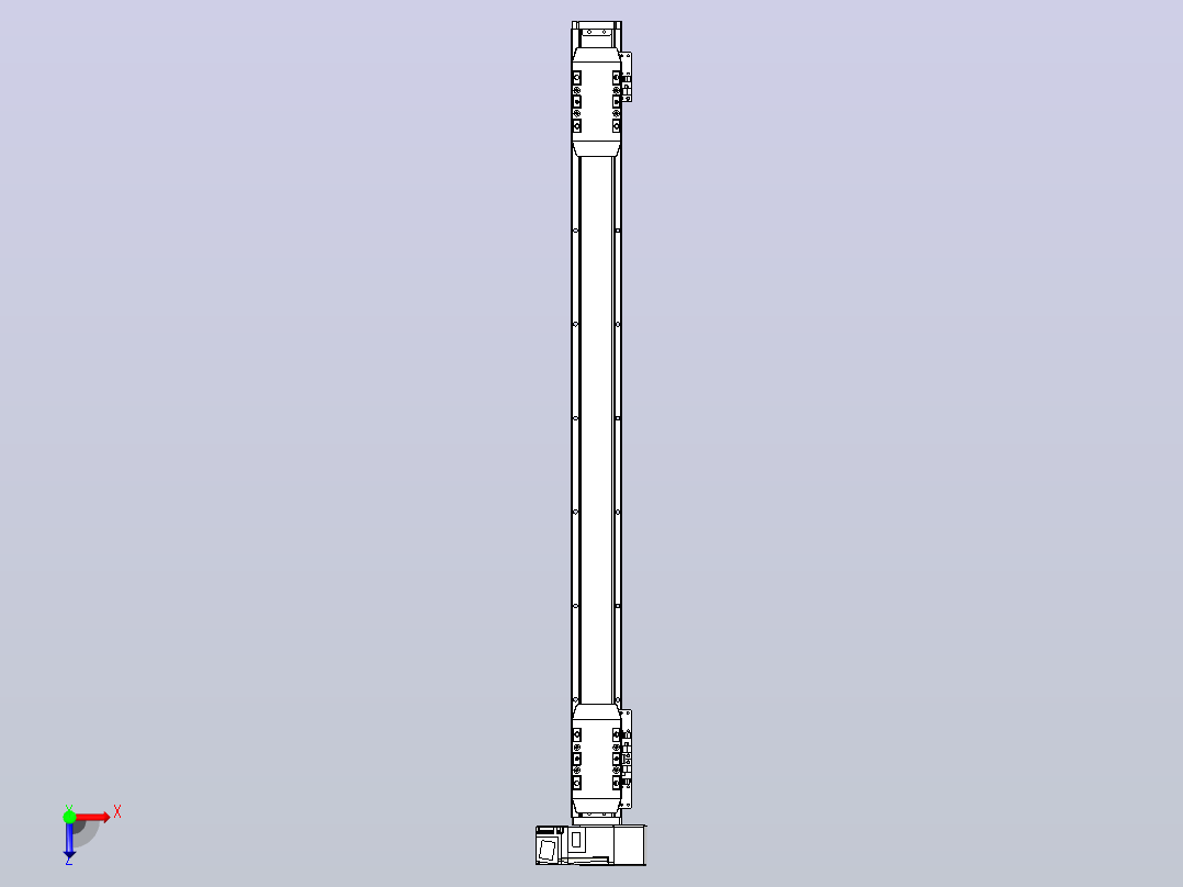 皮带直线轴双滑块型TPA-GCBS-50-P42-L275-RU-M10-N3俯视图