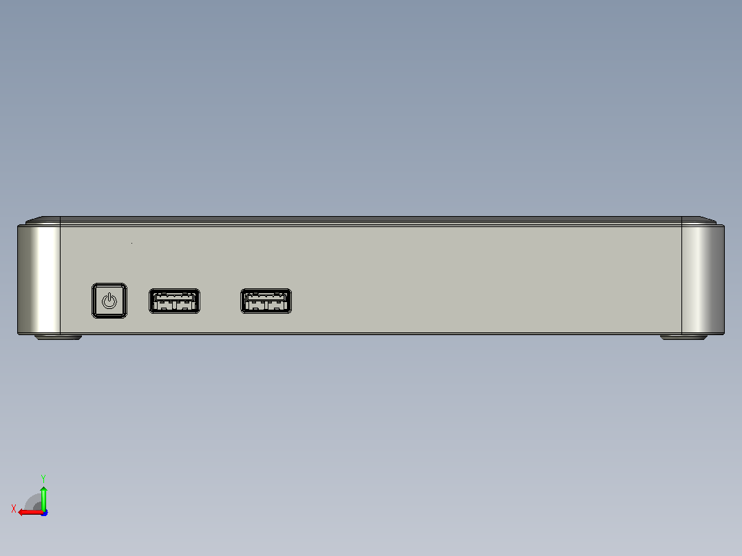 NUC CMCM2FB迷你电脑后视图