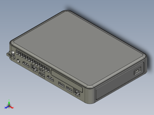 NUC CMCM2FB迷你电脑正等轴测缩略图