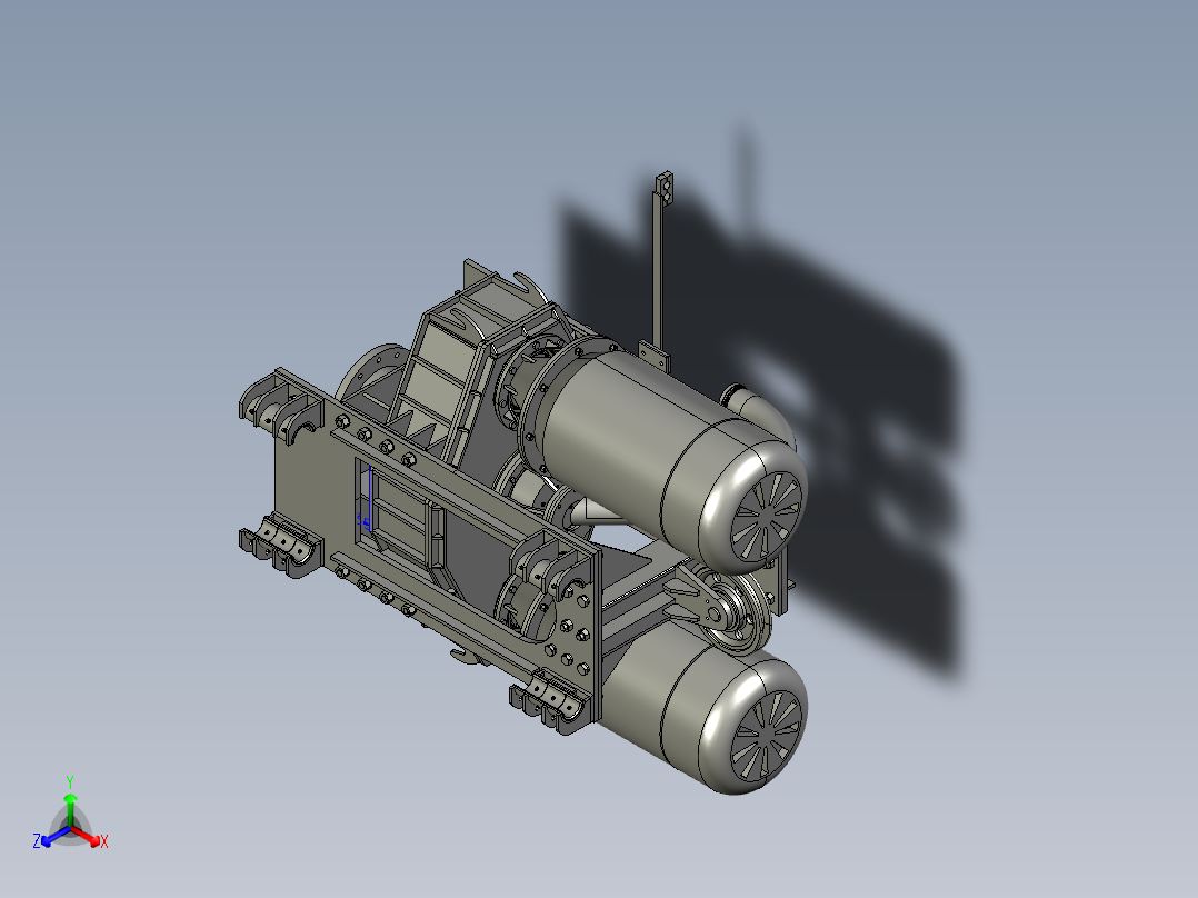 可升降双动力泵系统cero3.0.zip正等轴测图