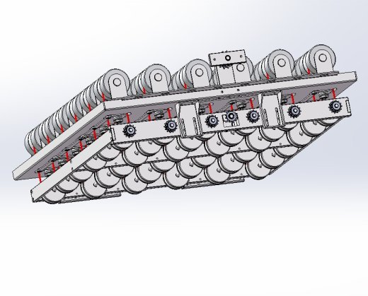 流水线斜轮转向机构 3D图 机械设计自动化3D模型文件素材缩略图