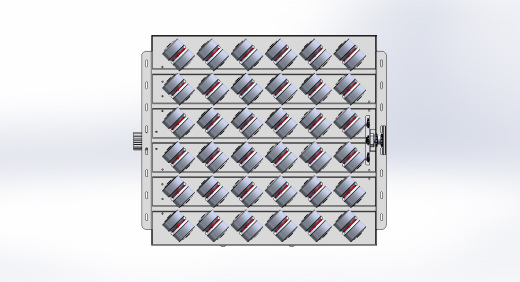 流水线斜轮转向机构 3D图 机械设计自动化3D模型文件素材缩略图