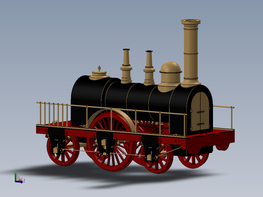 蒸汽火车头SW2014