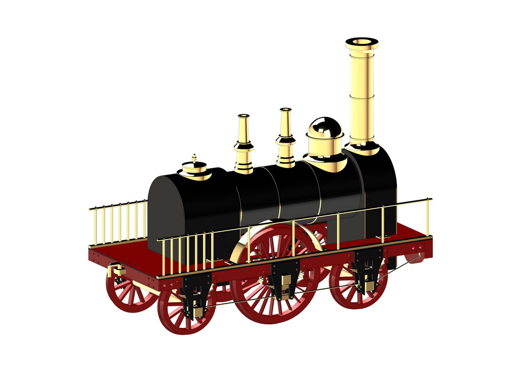 蒸汽火车头SW2014