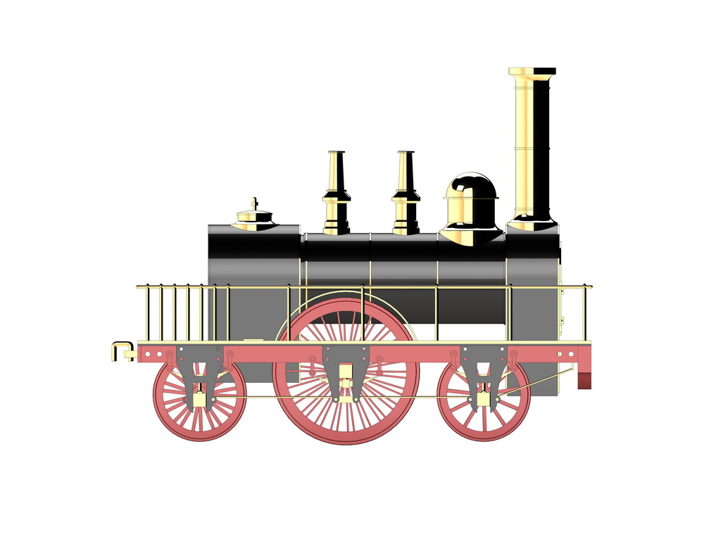 蒸汽火车头SW2014