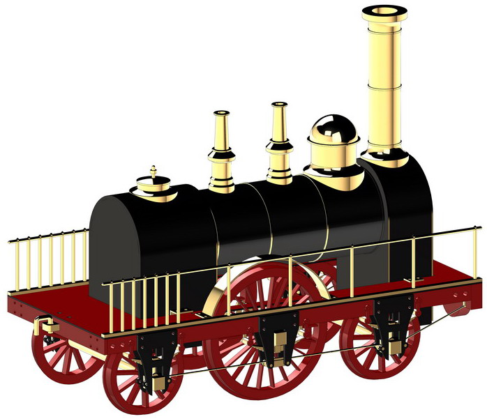 蒸汽火车头SW2014