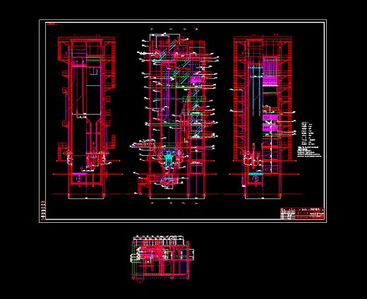 循环硫化床锅炉图纸缩略图