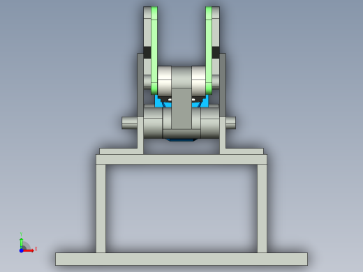 水平阻挡部件前视缩略图