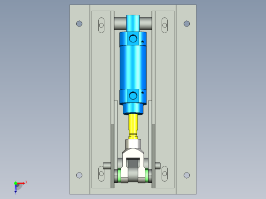 水平阻挡部件俯视缩略图