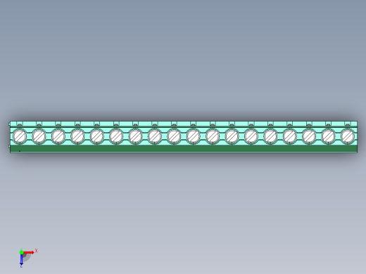 DEGSON DG636 系列 6.357.629.52mm 接线端子-DG636-7.62-18P-14-00AH俯视缩略图